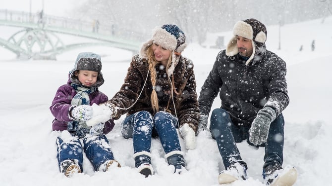 Try Snowtubing for Poconos Things to Do in Winter